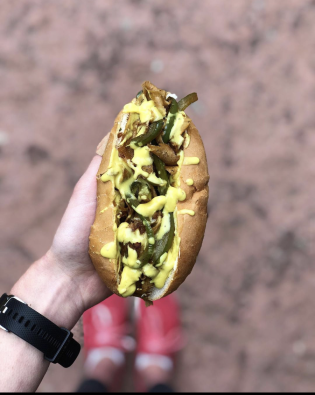 Hannah’s Vegan Philly Cheesesteak